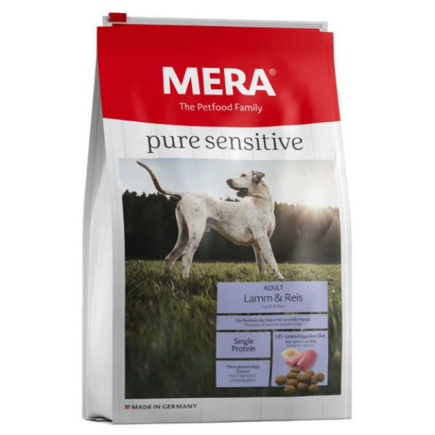 Εικόνα της Mera Dog Pure Sensitive Lamb and Rice  4kg (3kg+1kg δώρο)