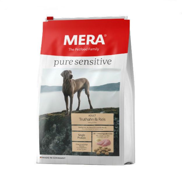 Εικόνα της Mera Dog Pure Sensitive Turkey and Rice  4KG (3kg+1kg δώρο) 