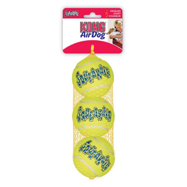 KONG SqueakAir Tennis Ball Medium μπαλάκι τέννις με squeaker για σκύλους - Bark And Bite Θεσσαλονίκη