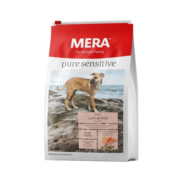 Εικόνα της Mera Dog Pure Sensitive Salmon and Rice  4KG (3kg+1kg δώρο)