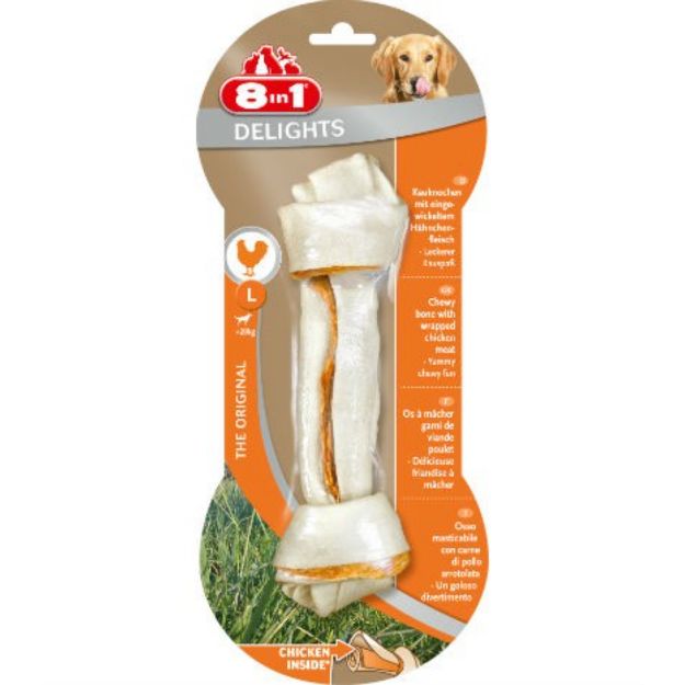 Εικόνα της 8 In1 Delights Bone Κοτόπουλο Large 1pcs