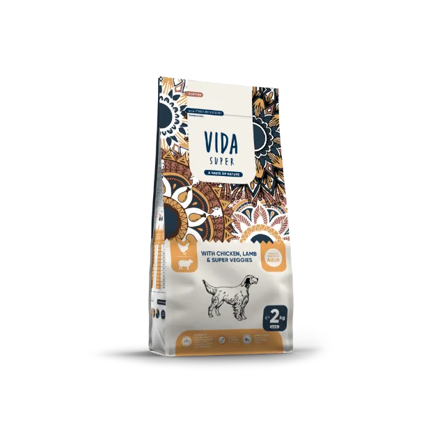 Vida Super Hunting τροφή σκύλου με κοτόπουλο αρνί και super λαχανικά