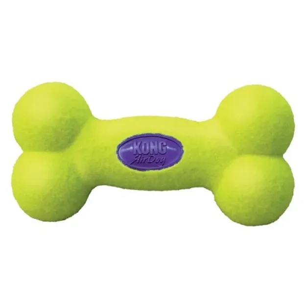 Εικόνα της KONG SqueakAir Bone Medium - Παιχνίδι Σκύλου με Ήχο & Ανθεκτική Τσόχα Tennis Ball