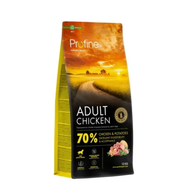 Profine Dog Adult Κοτόπουλο & Πατάτα 12kg super premium τροφή σκύλου - Bark And Bite Θεσσαλονίκη