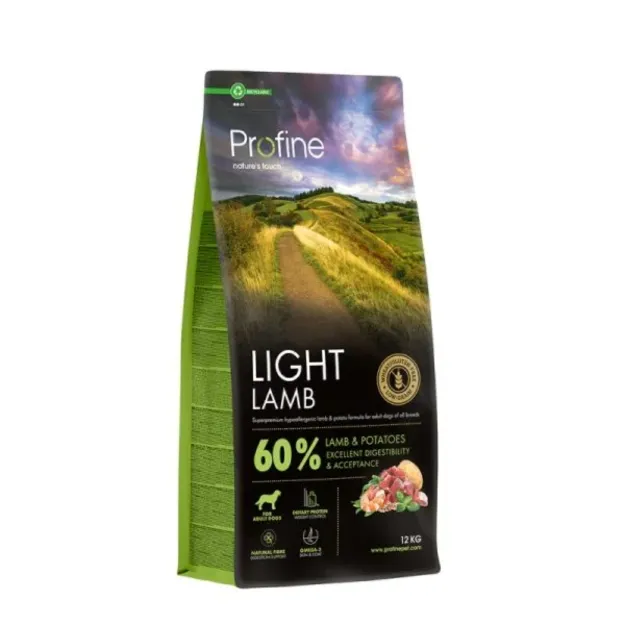 Profine Dog Light Αρνί & Πατάτα 3kg super premium light τροφή σκύλου για αδυνάτισμα - Bark And Bite Θεσσαλονίκη