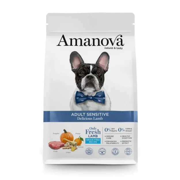 Amanova Adult Sensitive Delicious Lamb 2kg - Ξηρά τροφή σκύλου με αρνί - Bark & Bite Θεσσαλονίκη