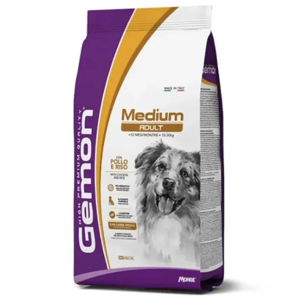 gemon dog adult medium 3kg-Bark and Bite